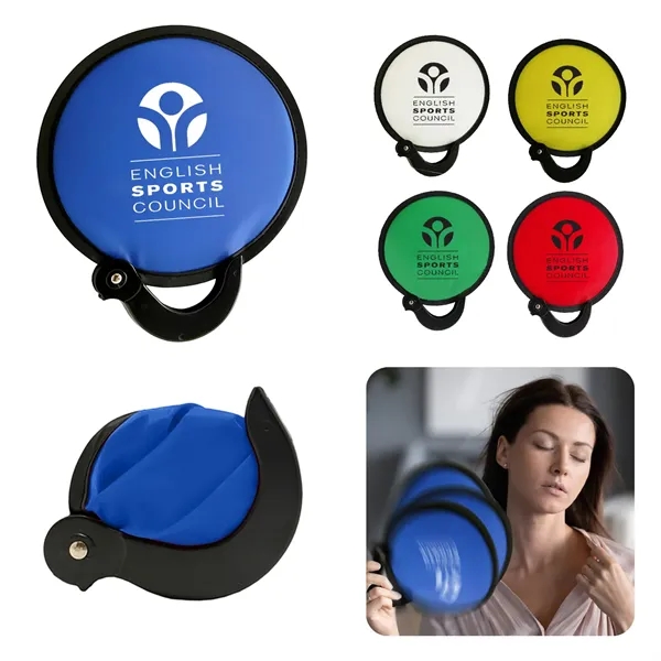 Nylon Hand Fan - Nylon Hand Fan - Image 0 of 5