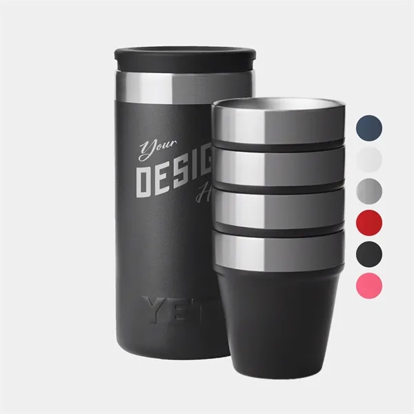 1.7 oz YETI® Rambler Stainless Steel Insulated Shot Glass - 1.7 oz YETI® Rambler Stainless Steel Insulated Shot Glass - Image 0 of 8