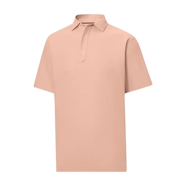 FootJoy Solid Lisle Set on Placket Polo - FootJoy Solid Lisle Set on Placket Polo - Image 14 of 18