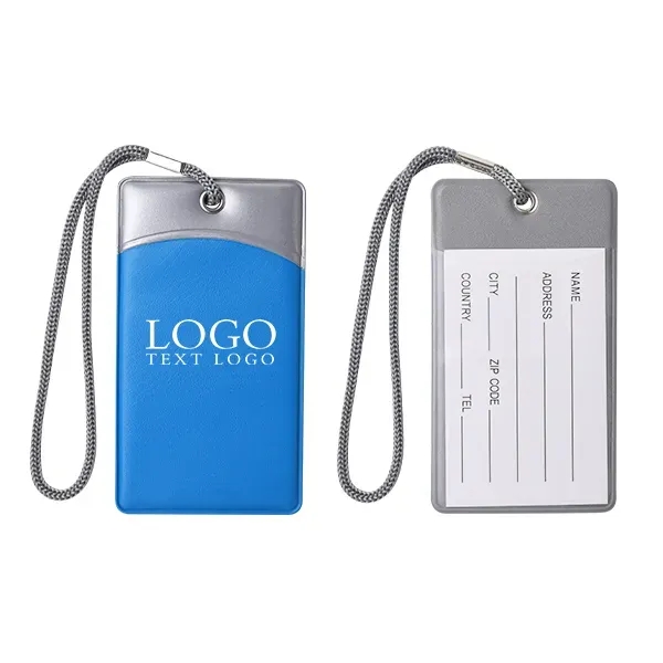 Vinyl Rectangular Luggage Tag - Vinyl Rectangular Luggage Tag - Image 2 of 4