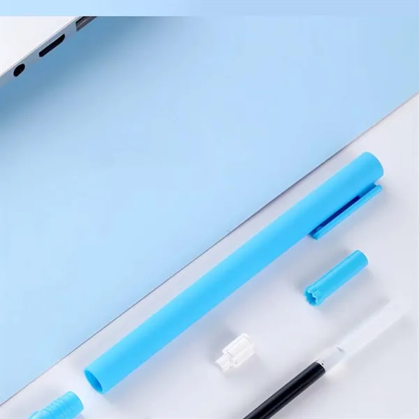 Colored Soft Touch Retractable Ballpoint Pens - Colored Soft Touch Retractable Ballpoint Pens - Image 2 of 2