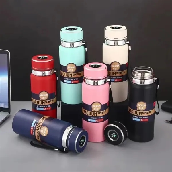 Intelligent Temperature Display insulated Water Bottle 20OZ - Intelligent Temperature Display insulated Water Bottle 20OZ - Image 2 of 4