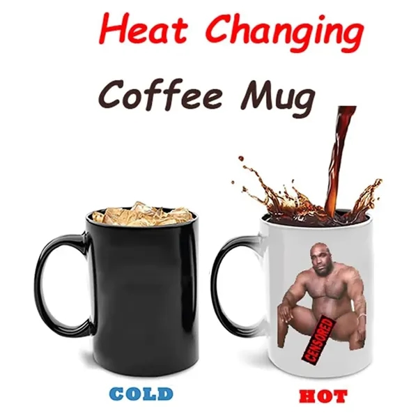 Customized 11oz Sublimation Color Changing Mug - Customized 11oz Sublimation Color Changing Mug - Image 1 of 3