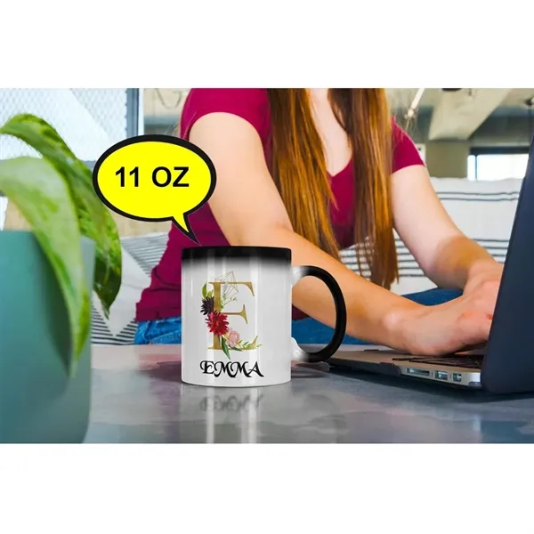 Customized 11oz Sublimation Color Changing Mug - Customized 11oz Sublimation Color Changing Mug - Image 2 of 3