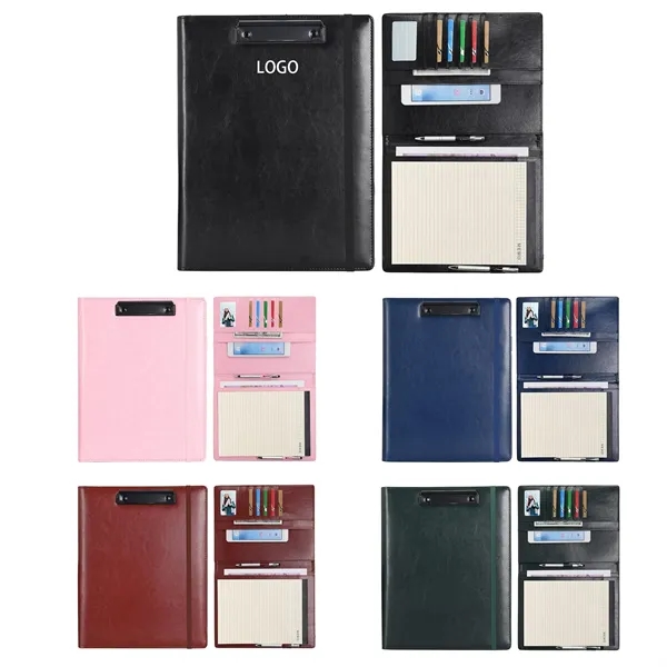 Faux Leather Portfolio Organizer - Faux Leather Portfolio Organizer - Image 0 of 4