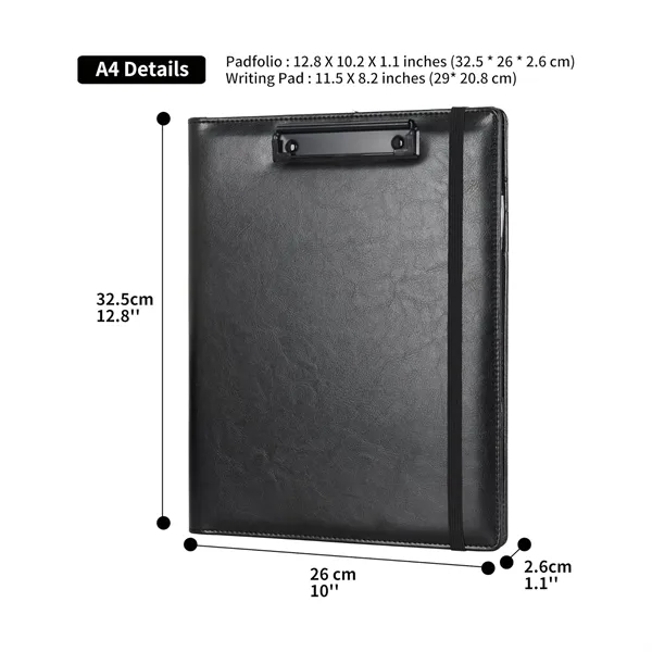 Faux Leather Portfolio Organizer - Faux Leather Portfolio Organizer - Image 2 of 4