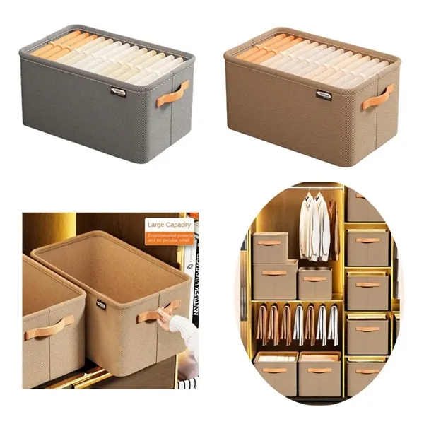 Fabric Cloth Storage Box - Fabric Cloth Storage Box - Image 1 of 3