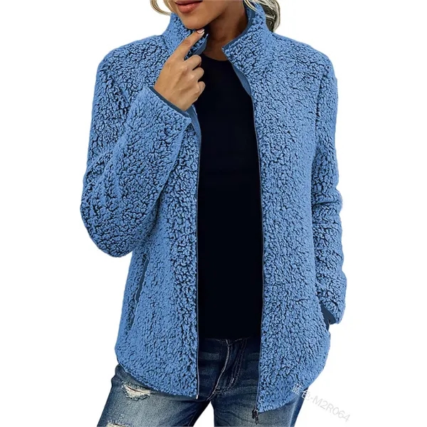 Women Fleece Jacket - Women Fleece Jacket - Image 1 of 9