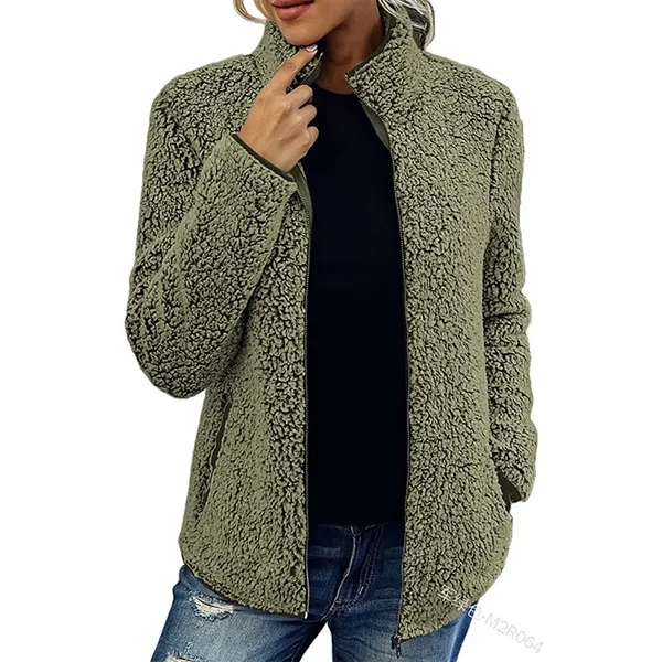 Women Fleece Jacket - Women Fleece Jacket - Image 4 of 9