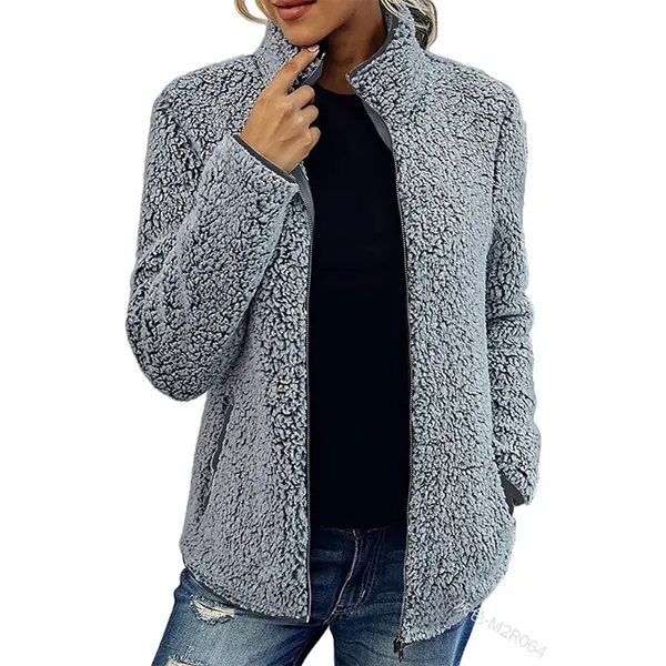 Women Fleece Jacket - Women Fleece Jacket - Image 5 of 9