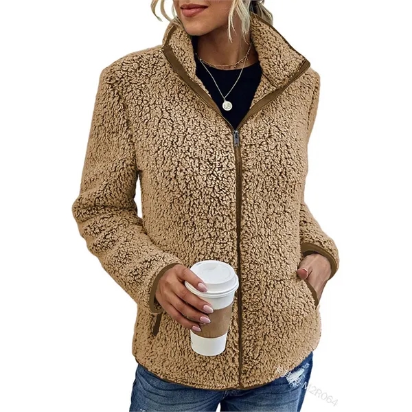 Women Fleece Jacket - Women Fleece Jacket - Image 6 of 9