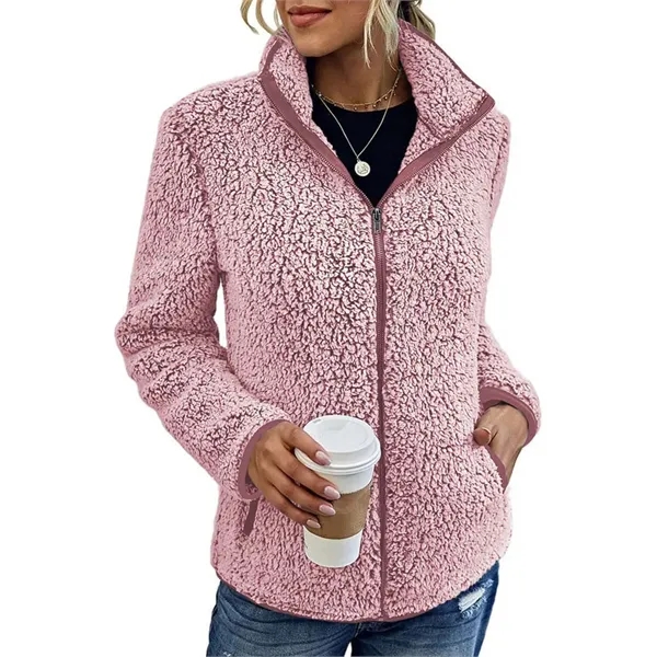 Women Fleece Jacket - Women Fleece Jacket - Image 7 of 9