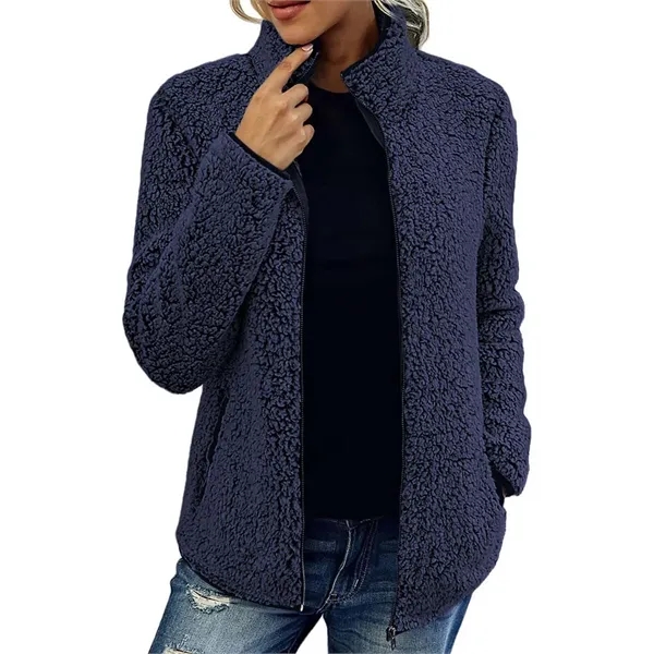 Women Fleece Jacket - Women Fleece Jacket - Image 8 of 9