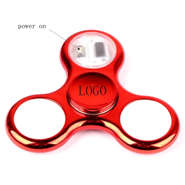 LED Light Changing Fidget Spinner Finger Toy - LED Light Changing Fidget Spinner Finger Toy - Image 1 of 2