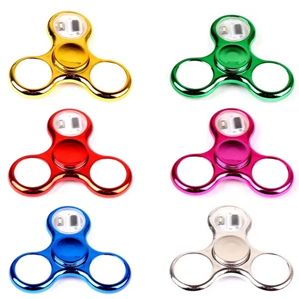 LED Light Changing Fidget Spinner Finger Toy - LED Light Changing Fidget Spinner Finger Toy - Image 2 of 2