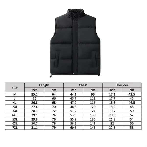 Unisex Winter Vest - Unisex Winter Vest - Image 6 of 7