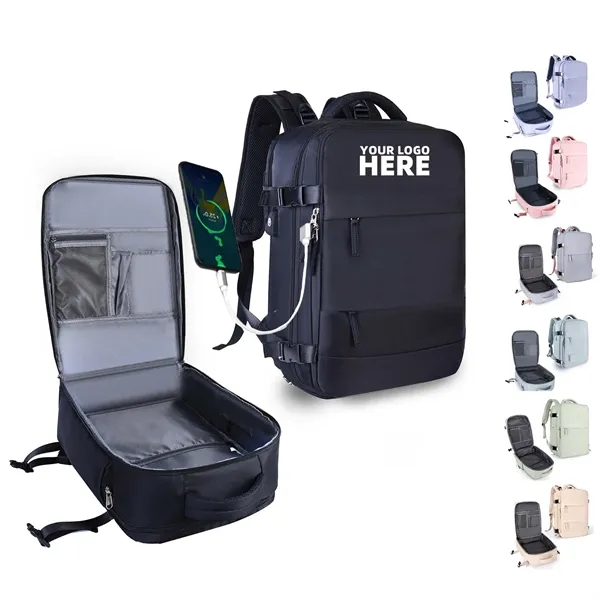 Unisex Laptop Backpack - Unisex Laptop Backpack - Image 0 of 9