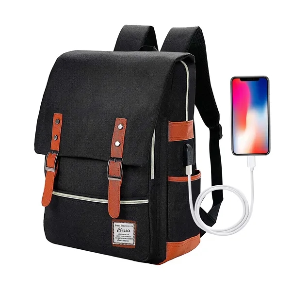 Laptop BackPack With USB Charing Port - Laptop BackPack With USB Charing Port - Image 2 of 8