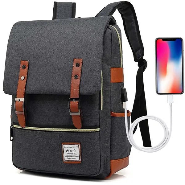 Laptop BackPack With USB Charing Port - Laptop BackPack With USB Charing Port - Image 5 of 8