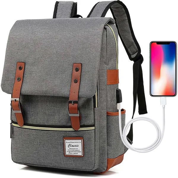 Laptop BackPack With USB Charing Port - Laptop BackPack With USB Charing Port - Image 6 of 8