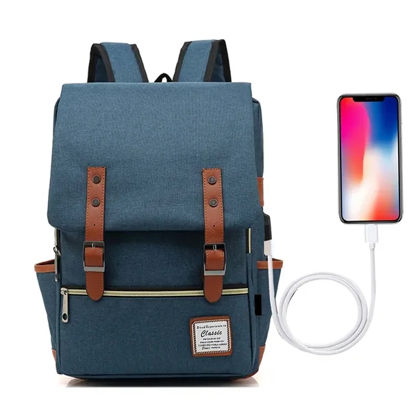 Laptop BackPack With USB Charing Port - Laptop BackPack With USB Charing Port - Image 8 of 8