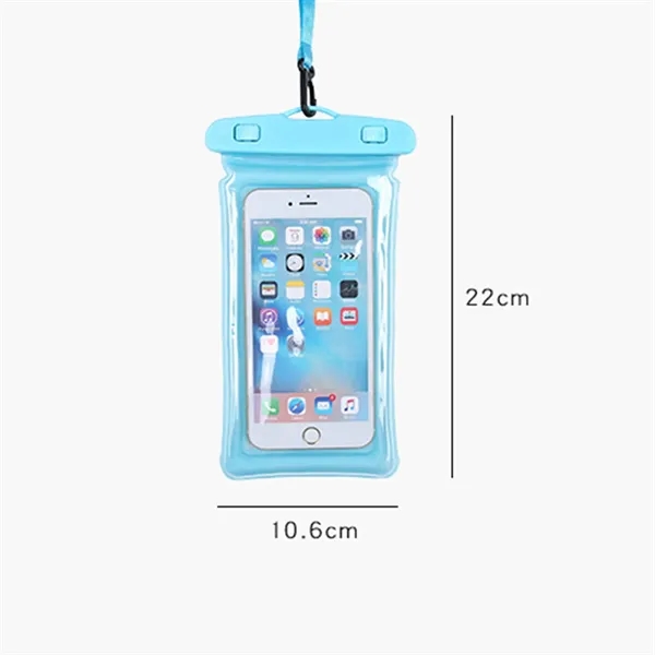 Universal Waterproof Phone Pouch with Lanyard - Universal Waterproof Phone Pouch with Lanyard - Image 3 of 8