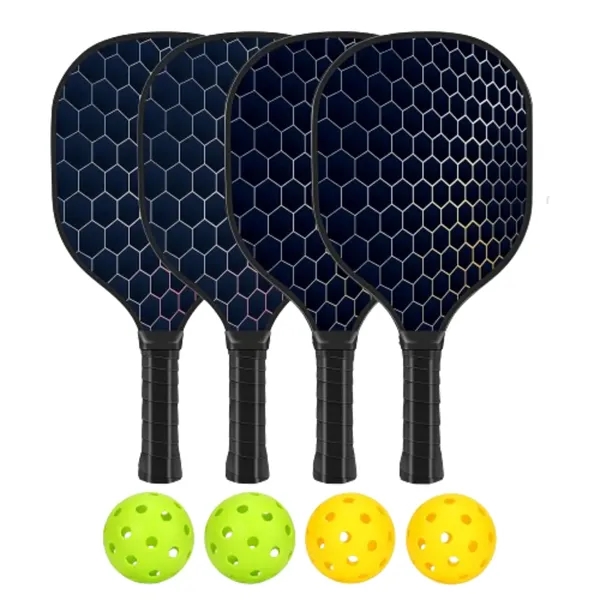 Wooden Pickleball Paddle & Ball Set w/ Kcraft Paper Box - Wooden Pickleball Paddle & Ball Set w/ Kcraft Paper Box - Image 0 of 7