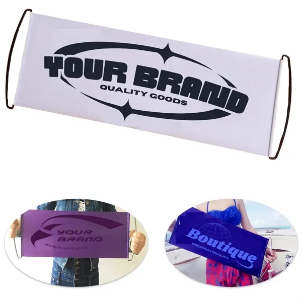 Customed Hand Holding Large  and Signs Blank Banners - Customed Hand Holding Large  and Signs Blank Banners - Image 0 of 2