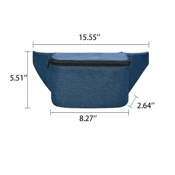Outdoor Insulated Camping Cooler Lunch Fanny Pack for Travel - Outdoor Insulated Camping Cooler Lunch Fanny Pack for Travel - Image 1 of 4