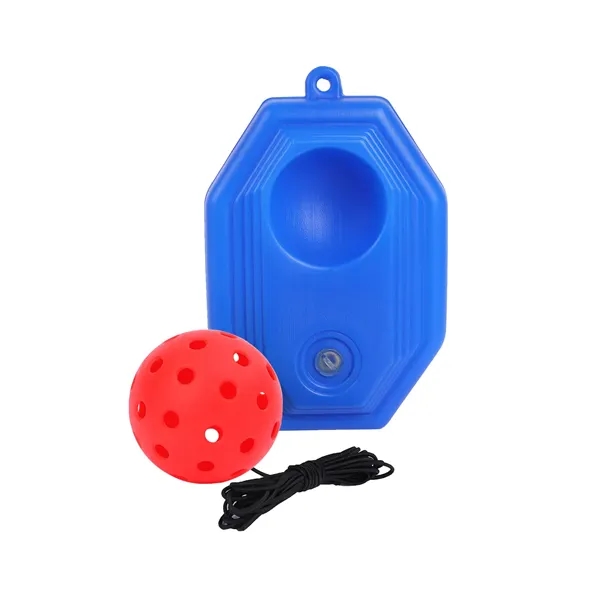 Pickleball Rebound Trainer with 40 Hole Ball - Pickleball Rebound Trainer with 40 Hole Ball - Image 3 of 3