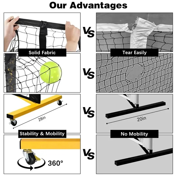Pickleball Rack w/ Iron Stand & Carrying Bag - Pickleball Rack w/ Iron Stand & Carrying Bag - Image 1 of 5