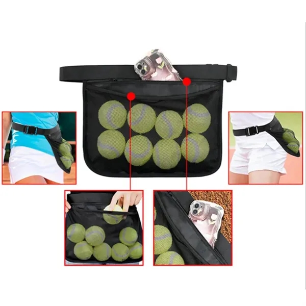 Pickleball Waist Bag Ball Holder - Pickleball Waist Bag Ball Holder - Image 1 of 3