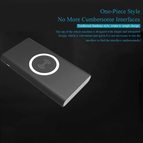 In Stock 10000mAh Wireless QI Fast Charger Powerbank - In Stock 10000mAh Wireless QI Fast Charger Powerbank - Image 2 of 6