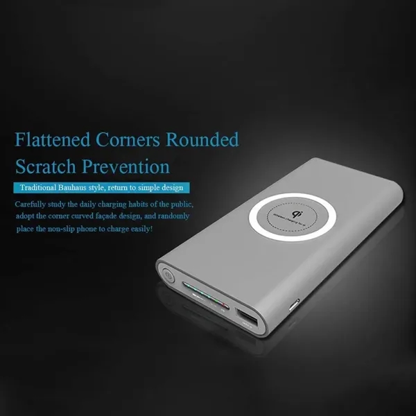 In Stock 10000mAh Wireless QI Fast Charger Powerbank - In Stock 10000mAh Wireless QI Fast Charger Powerbank - Image 4 of 6