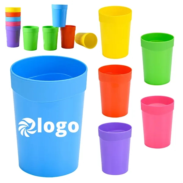 14 Oz Reusable Tumblers Plastic Stadium Cups - 14 Oz Reusable Tumblers Plastic Stadium Cups - Image 0 of 7