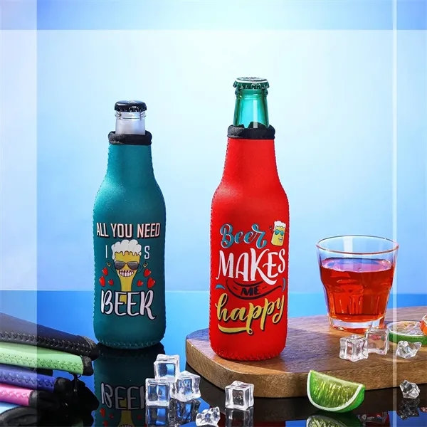 Zip-Up Bottle Cooler - Zip-Up Bottle Cooler - Image 3 of 3