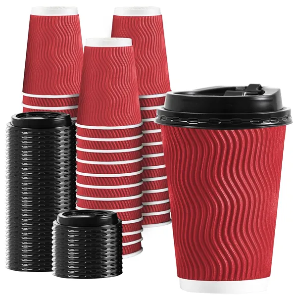 Coffee Cups with Lids - Coffee Cups with Lids - Image 0 of 3