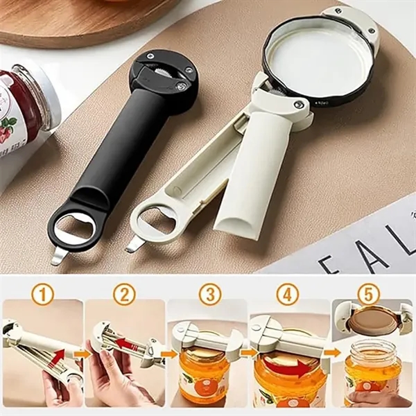 Multifunctional Adjustable Bottle Opener Can Jar Lid Gripper - Multifunctional Adjustable Bottle Opener Can Jar Lid Gripper - Image 1 of 4