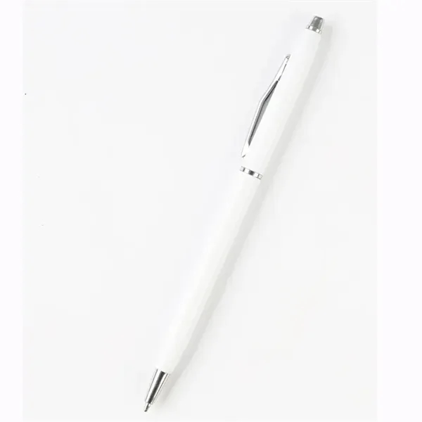 Slim Metal Twist Ballpoint Pen - Slim Metal Twist Ballpoint Pen - Image 6 of 9