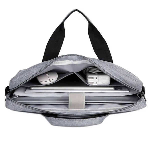 Multifunctional Laptop Trolley Handbag with Adjustable Strap - Multifunctional Laptop Trolley Handbag with Adjustable Strap - Image 1 of 7
