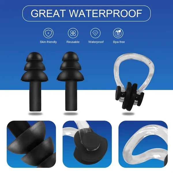 Ear & Nose Protector Swimming Sets Box Package - Ear & Nose Protector Swimming Sets Box Package - Image 1 of 4