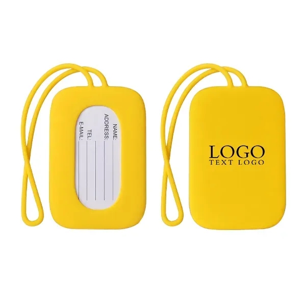 Custom Silicone Luggage Tag - Custom Silicone Luggage Tag - Image 3 of 16