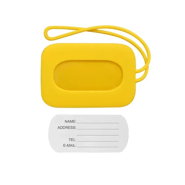 Custom Silicone Luggage Tag - Custom Silicone Luggage Tag - Image 4 of 16