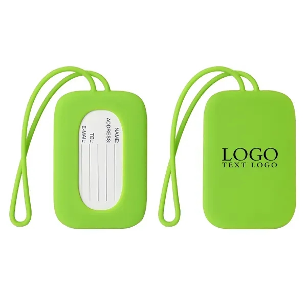 Custom Silicone Luggage Tag - Custom Silicone Luggage Tag - Image 5 of 16