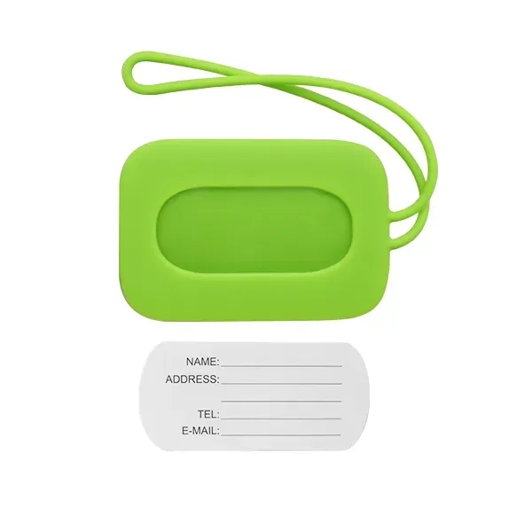 Custom Silicone Luggage Tag - Custom Silicone Luggage Tag - Image 6 of 16