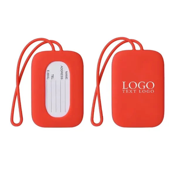 Custom Silicone Luggage Tag - Custom Silicone Luggage Tag - Image 7 of 16