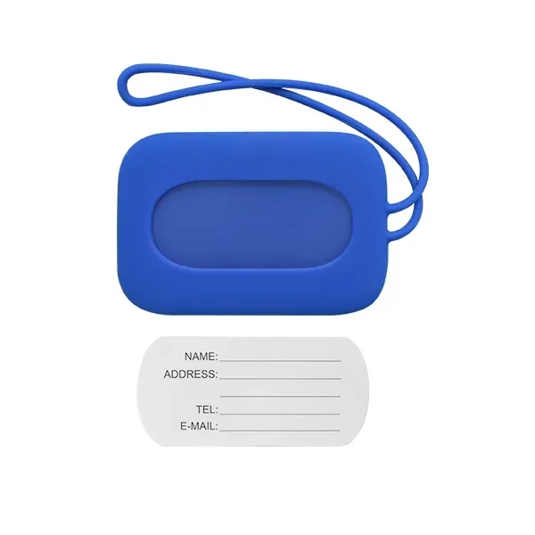 Custom Silicone Luggage Tag - Custom Silicone Luggage Tag - Image 10 of 16