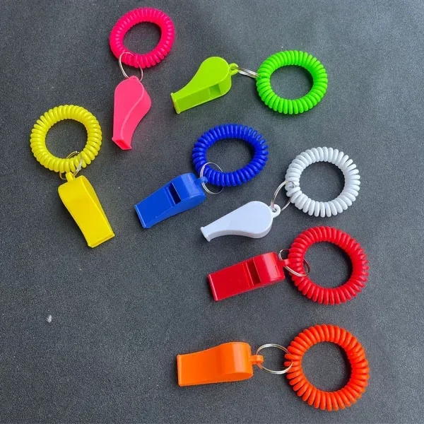Promotional Whistle Coil Keychains - Promotional Whistle Coil Keychains - Image 4 of 6