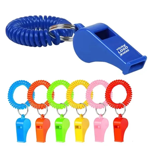 Promotional Whistle Coil Keychains - Promotional Whistle Coil Keychains - Image 6 of 6