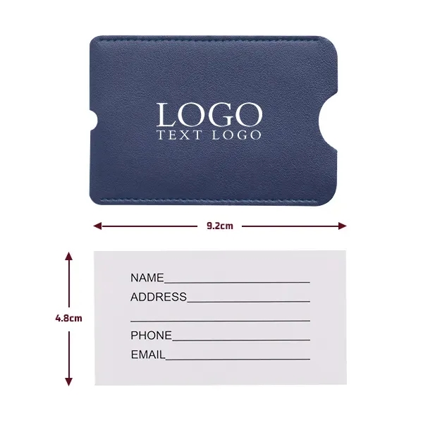 Vegan Leather Luggage Tag with Loop Strap - Vegan Leather Luggage Tag with Loop Strap - Image 19 of 27